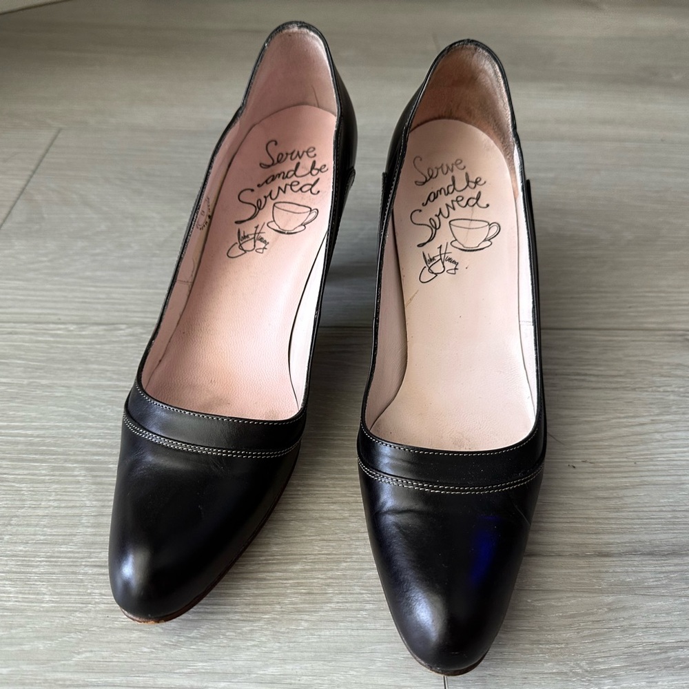 John Fluevog Teapot Oolong heels Size 9